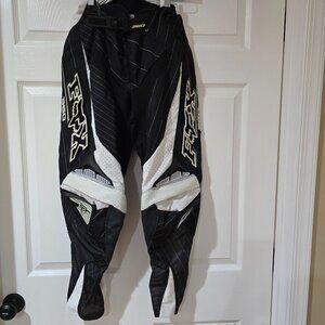 Fox Racing 360 Motocross Pants MX/ATV Dirt Bike Riding Gear Black White Sz 28